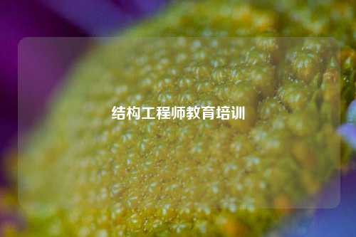 结构工程师教育培训